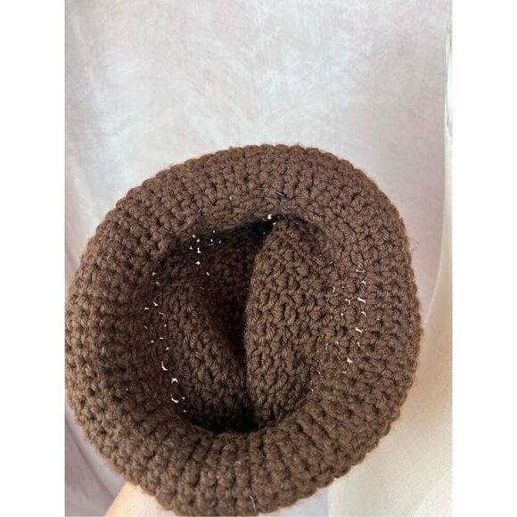 Vintage 1960s Mod Knitted Beanie Hat Toboggan - Picture 5 of 6